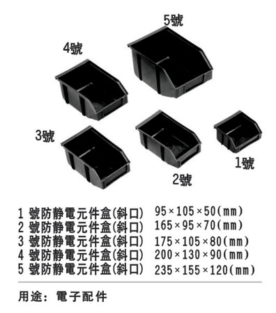 背掛式防靜電零（líng）件盒